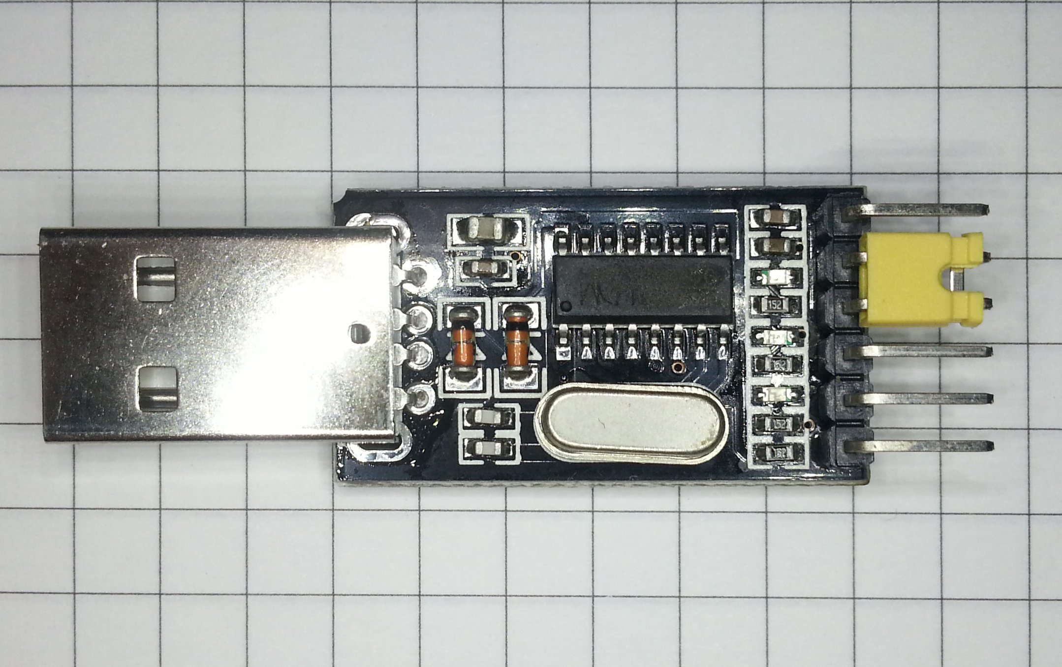 CH340G D-SUN-V3.0 module PCB top view